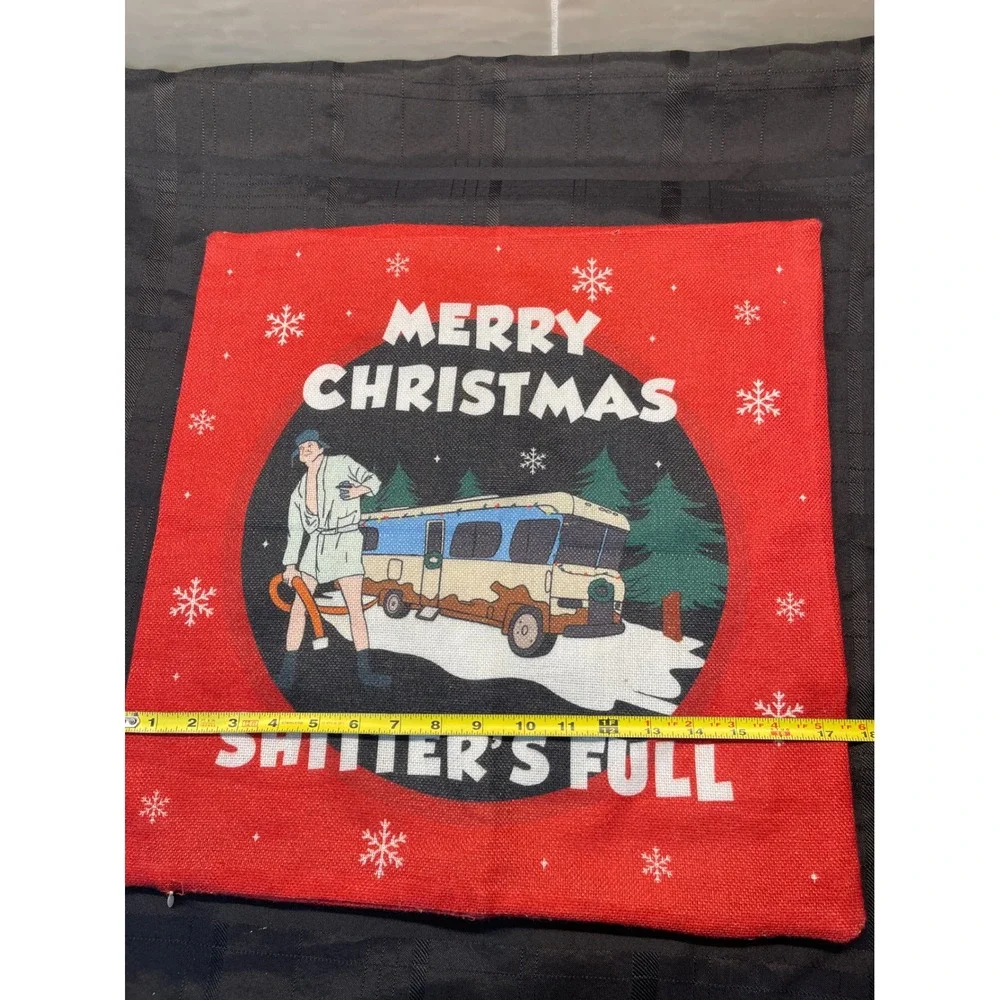 Christmas‎ Vacation Pillow Shitter's Full Decorative Throw Pillow 16